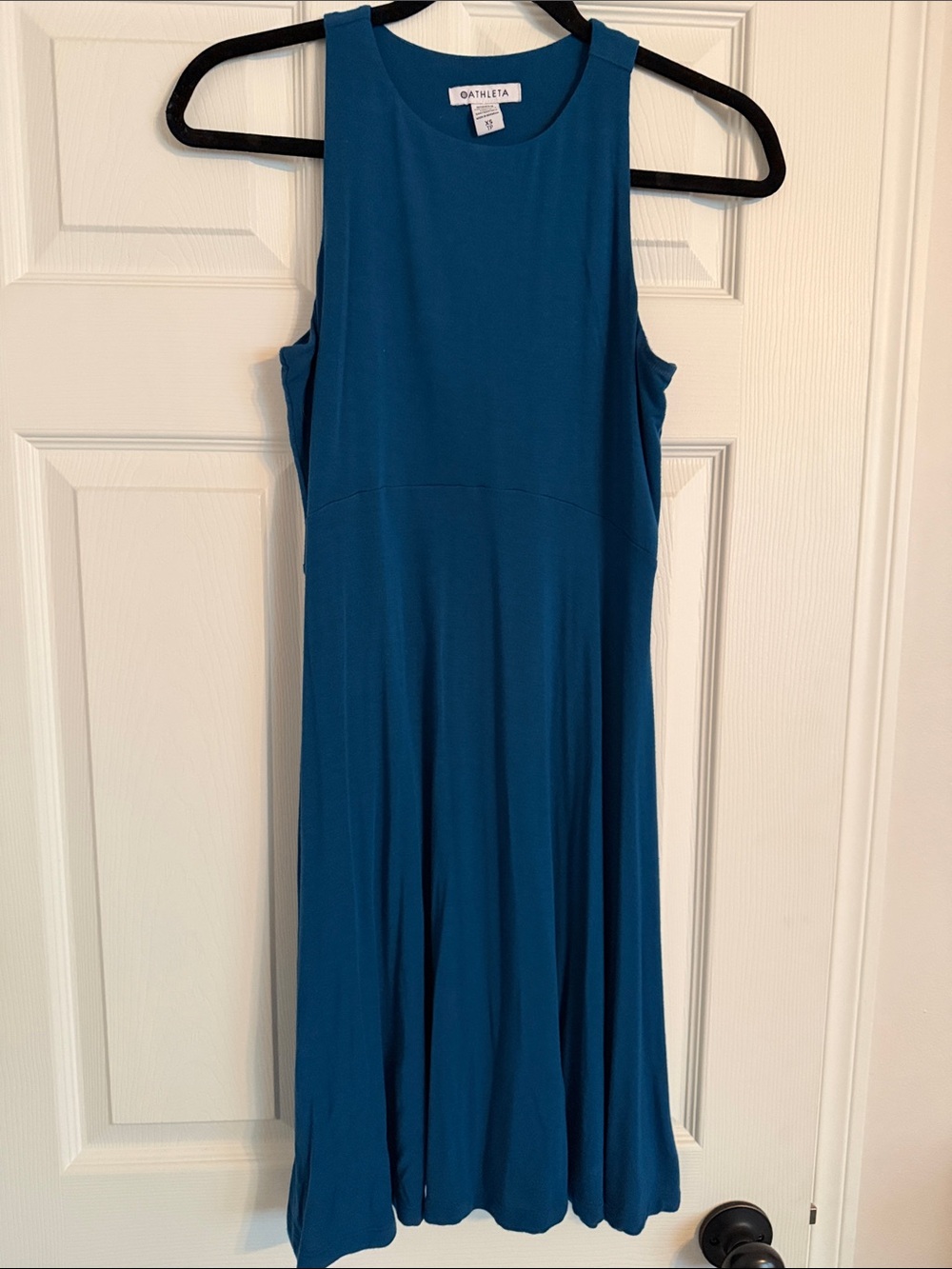 Athleta Teal Blue Santorini High Neck Dress